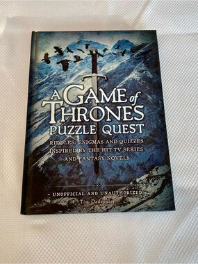 A Game of Thrones Puzzle Quest - Blue Puzzle Book by